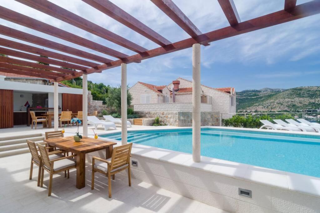 Modern Villa With Swimming Pool - Penthouse Dubrovnik Exterior foto